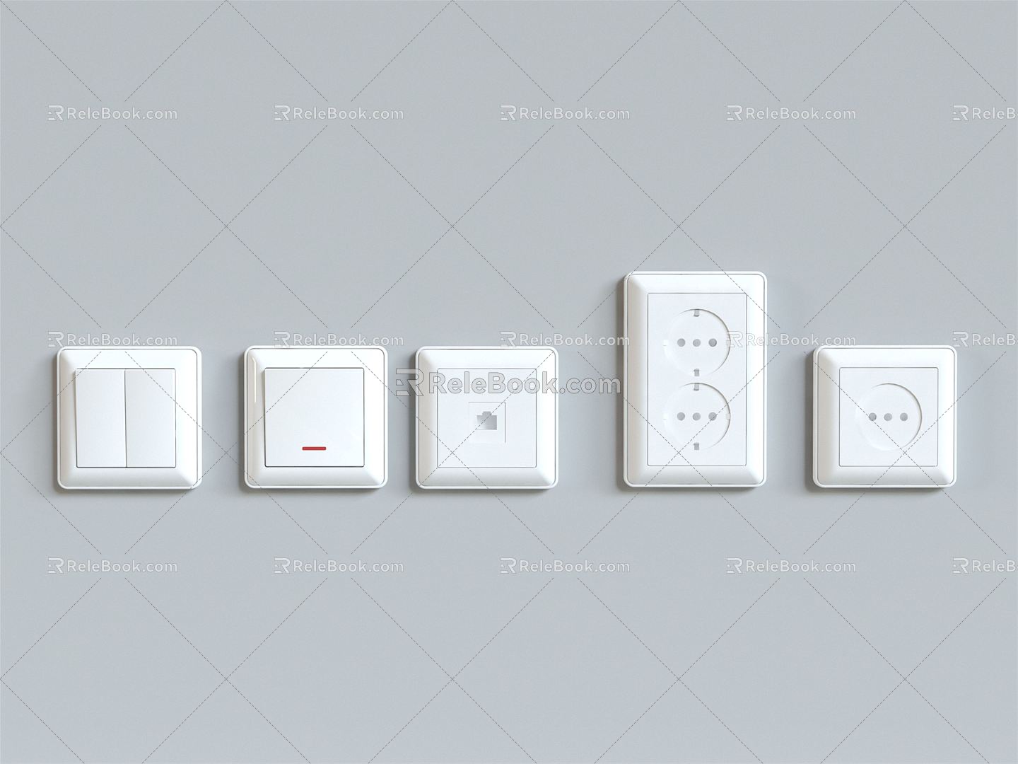 Modern switch socket switch model