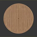 Modern Round Wooden Table Design With Sturdy Leg Structure For Home Living Area