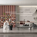 New Chinese Style Study 3d model