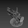 Precision Mechanical Device With Gear Base And Knob Detailed Structure