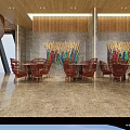 Luxury Clubhouse Featuring Infinity Pool Glass Walls And Elegant Interior Design