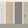Modern Interior Swing Doors In Multiple Colors With Different Design Styles