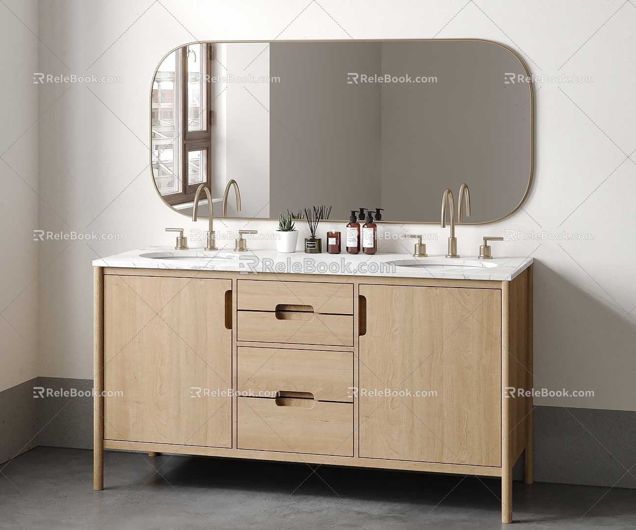 Modern sink 3d model