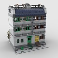 LEGO Toy Building Townhouse House House Building 3d model