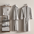 Bathrobe Towel 3d model