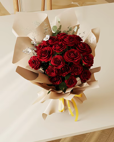 25 Modern Flowers Bouquet Roses Red Roses 3d model 25 Modern Flowers Bouquet Roses Red Roses 3d model