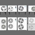 Multiple Types of Air Conditioner Fans With White Design For Efficient Cooling