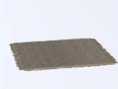 modern square carpet carpet 3d model