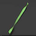 Vibrant Green Ribbon For Daily Life Use On Dark Blue Background