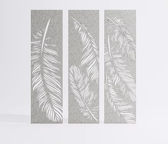 Modern sound-absorbing board sound-absorbing board partition decorative partition hanging sound-absorbing partition space partition 3d model