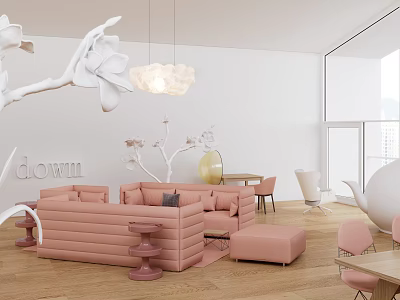 Modern Sweet Shop 3d model
