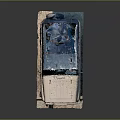Old Dusty Off Road Vehicle With Blue Canvas Roof And Rugged Exterior
