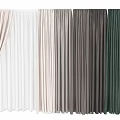 Stylish Fabric Curtains Featuring Tied Design And Multiple Colors For Home Windows