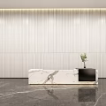 Modern Hall Lobby 3d model