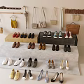 Variety of Stylish Shoes Displayed in Neat Arrangement