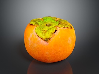 Persimmon fruit 3d model