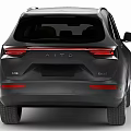Modern Black SUV Featuring Sleek Body Design Alloy Wheels And LED Headlights 3d model