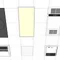 Modern Bathroom Accessories With Wall Mounted Lighting Ventilation Heating And Control Panels