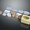 Essential Daily Household Supplies Including Band Aids Gauze Pads Cotton Swabs And Soap