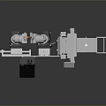 Hardware accessories mechanical parts mechanical parts components machine components auto parts 3d model