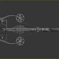 Tactical Modern Crossbow With Metallic Scope And Intricate Mechanical Components Design 3d model