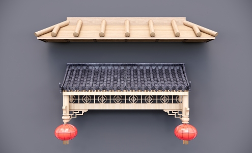 Chinese eaves 3d model