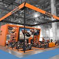 Modern Exhibition Chongqing Motorcycle Exhibition 3d model