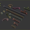 Durable Hardware Tools With Brass Pipe Elbows Tees And Straight Fittings