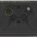 Controller Game Handle Computer Handle Game Machine FPS Handle Game Machine PSP Virtual Handle Controller Microsoft Xbox 3d model