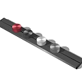 Modern socket rail socket rail socket 3d model