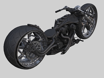 Motorcycle blackboy 3d model