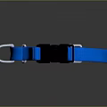 Blue Adjustable Webbing Strap With Metal Buckle And Black Handle For Daily Use