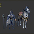 Knight Hero Ancient Warrior Paladin Ancient Knight Ancient Warrior Ancient Hero Ancient Warrior Ancient Warrior 3d model