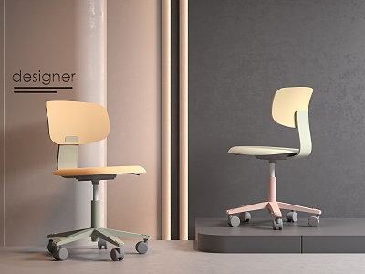 Ergonomic Chair Children's Chair 3d model