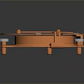 Compass Instrument Items 3d model