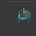 Modern Industrial Factory Aerial View Layout With Multiple Buildings Greenery And Roads