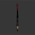 Traditional Chinese Writing Brush With Wooden Handle And Decorative Carvings For Daily Use