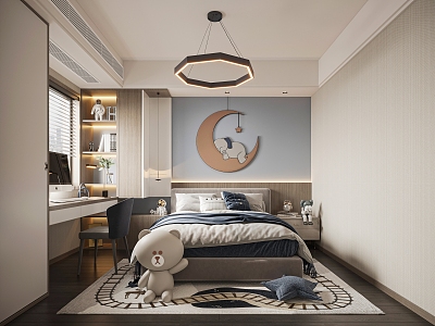 Modern Boys' Room 3d model