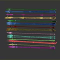 Crossbow Bow Bow Arrow Crossbow Crossbow Mechanical Crossbow Shifting Bow Bow and Arrow Shoot Distal Equipment Weapons 3d model