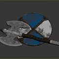 Tomahawk Axe Wooden Axe Handle Axe Mountain Axe Chopping Wood Axe Chopping Wood Axe Magic Axe 3d model