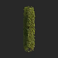 Modern brocade creeper creeper soil drum vine red grape vine climbing vine 3d model