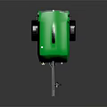 Brightest Green Automotive Parts Trailer Equipment Featuring Mobile Wheels And Sturdy Construction
