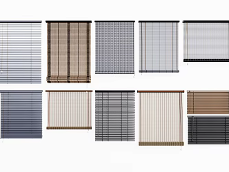 Modern venetian blinds venetian blinds folding roller blinds 3d model