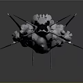 Modern Sleek Black And White Watercraft With High Speed Aerodynamic Design
