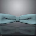 Light Blue Leather Bow Tie A Stylish Essential Lifestyle Product For Daily Wear