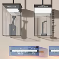 Road Infrastructure With Traffic Lights Directional Signs And Safety Indicators