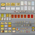 Different Types of Trophies Medals Certificates and Banners Display Collection for Awards