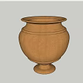 Handcrafted Ceramic Vase With Smooth Surface And Classic Round Base In Soft Lighting
