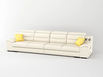Modern Multi-person Sofa Casual Sofa Multi-person Sofa Casual Sofa Multi-person Sofa 3d model