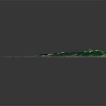 Detailed 3D Terrain Model Featuring Mountainous Regions Coastal Areas And Urban Layouts
